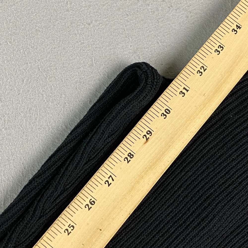 Alo Yoga Mens Domain Rib Knit Sweatpants Medium Black Cotton Blend M5210R - Picture 11 of 13